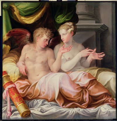 Eros und Psyche, 16. Jahrhundert von Nicolo dell Abate
